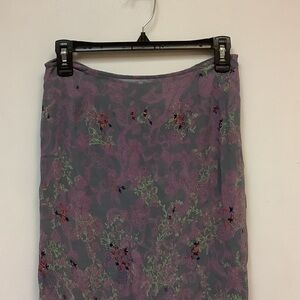 Free People pretty printed rayon fully lined skirt, size 5